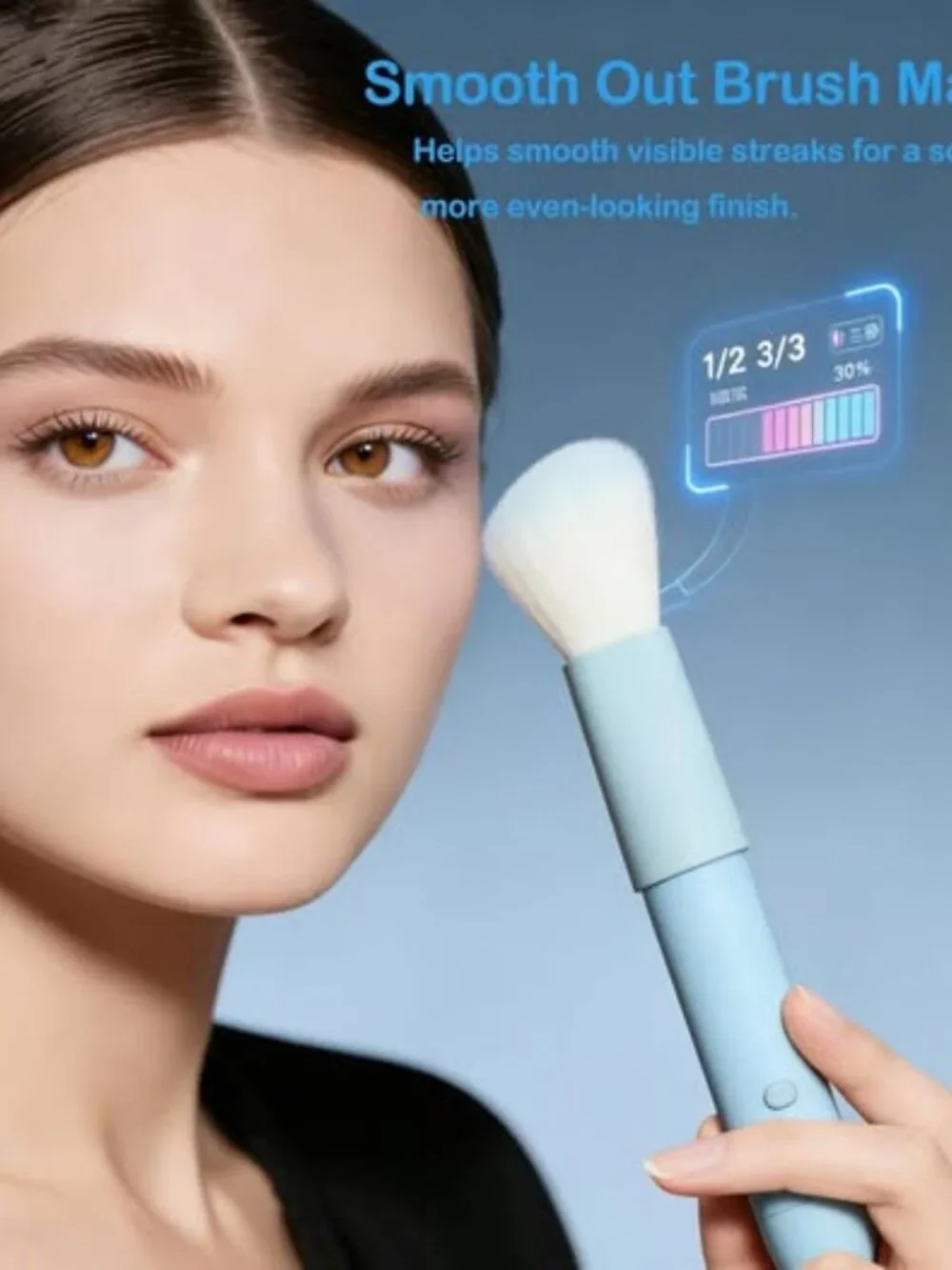 Vibrating Foundation & Blush Brush